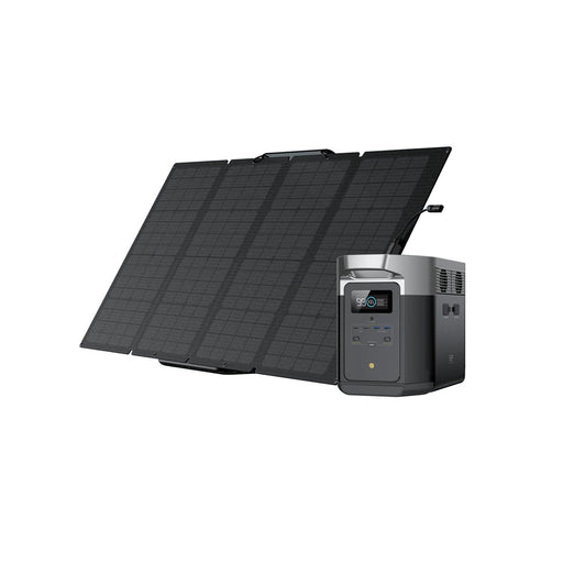 EcoFlow DELTA Max 2000 + 160 Watt Portable Solar Panel - PremiumDepot
