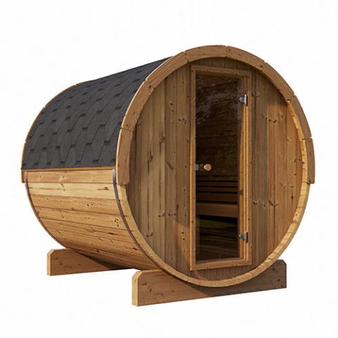 SaunaLife Model E7 Sauna Barrel ERGO Series Sauna Barrel 71"D x 81"H (Diameter) - PremiumDepot