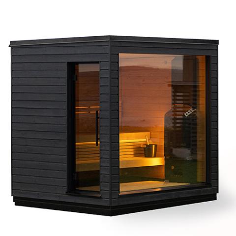 SaunaLife Model G6 Pre-Assembled Outdoor Home Sauna Garden-Series Fully Assembled Backyard Home Sauna, Up to 5 Persons - PremiumDepot