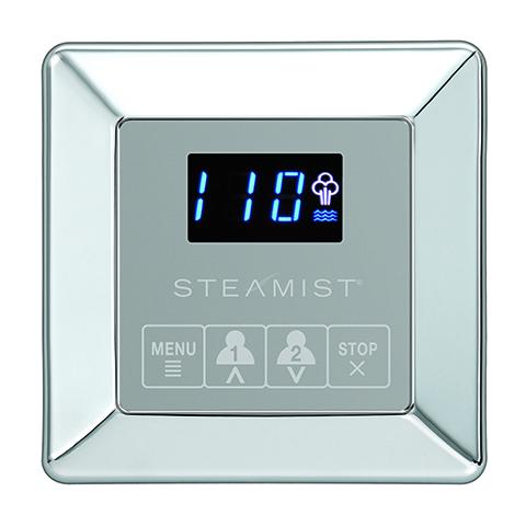 Steamist 250 Digital Time/Temp Steam Shower Control Package | 250 Square - PremiumDepot